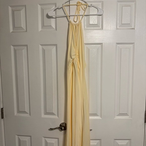 Peppermayo Just In Time Maxi Dress Yellow NWT - Picture 2 of 9